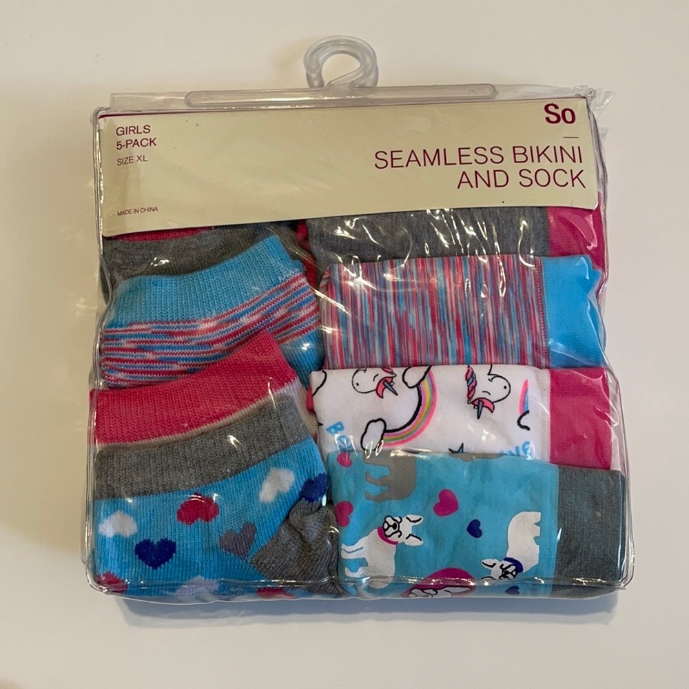 Girls panties and socks